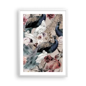 Poster in white frmae - In Palace Garden - 50x70 cm