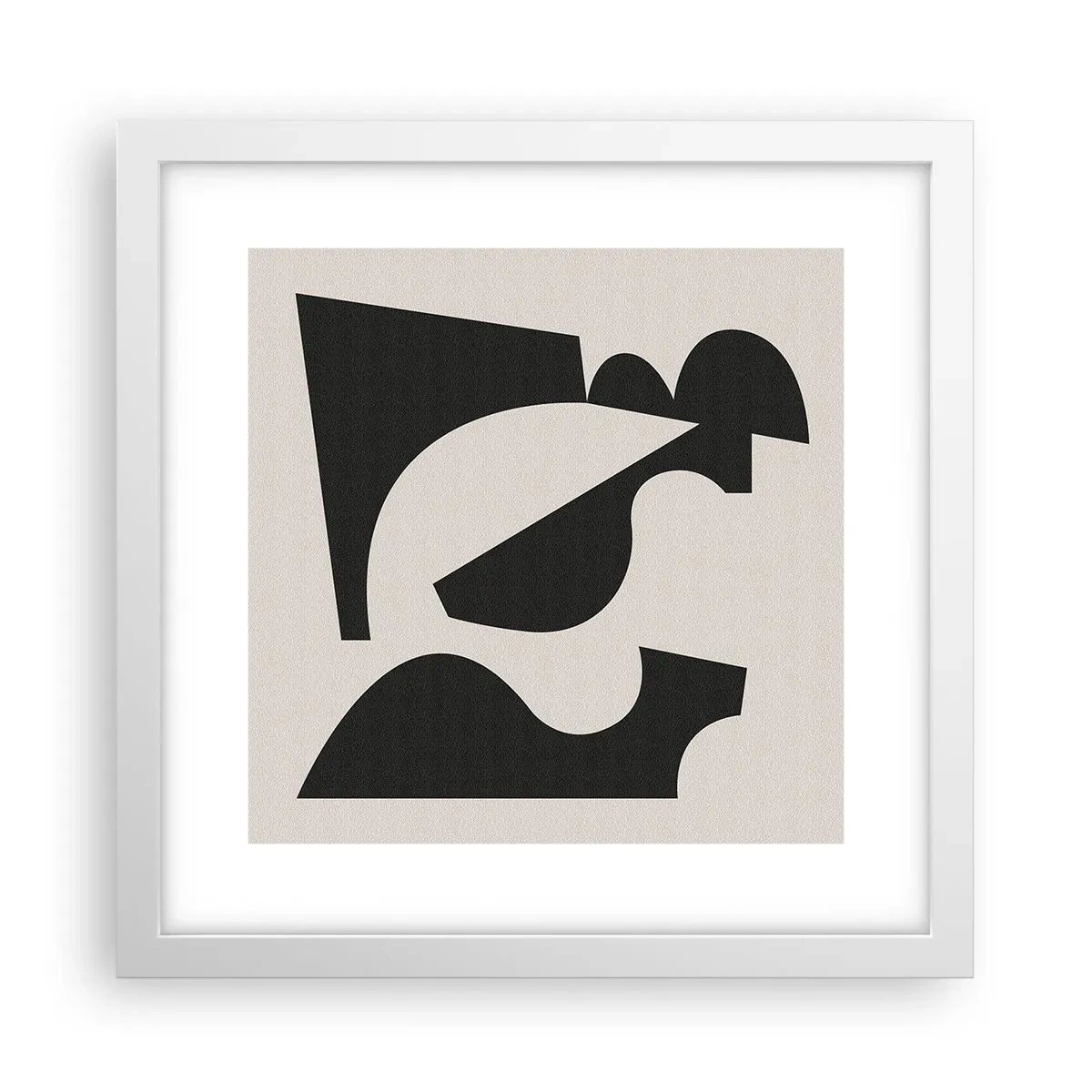 Poster in white frmae - For Self-construction - 30x30 cm