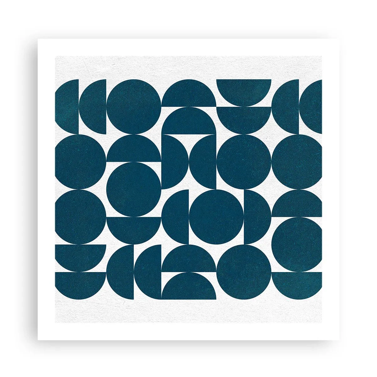 Poster - Circles and Semicircles - 60x60 cm