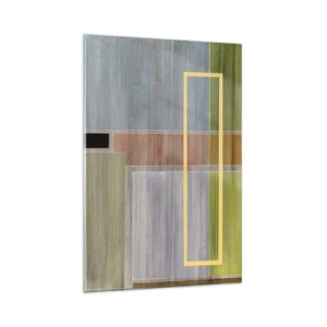 Glass picture - Straight and Calm - 80x120 cm
