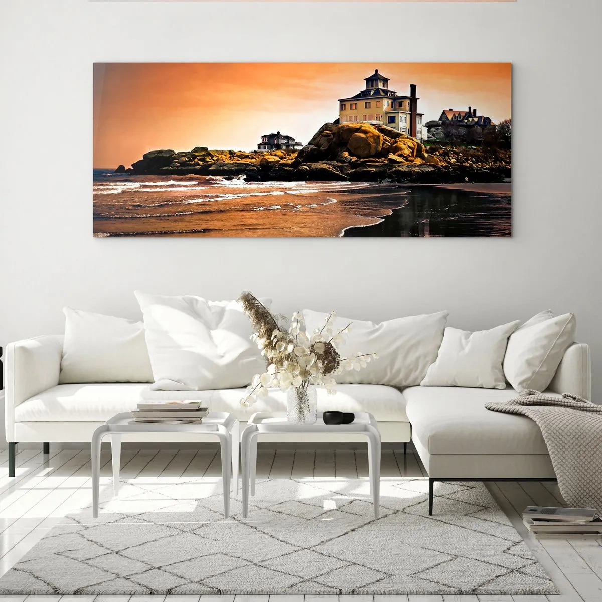 Glass picture - Elegance of a West Coast - 120x50 cm