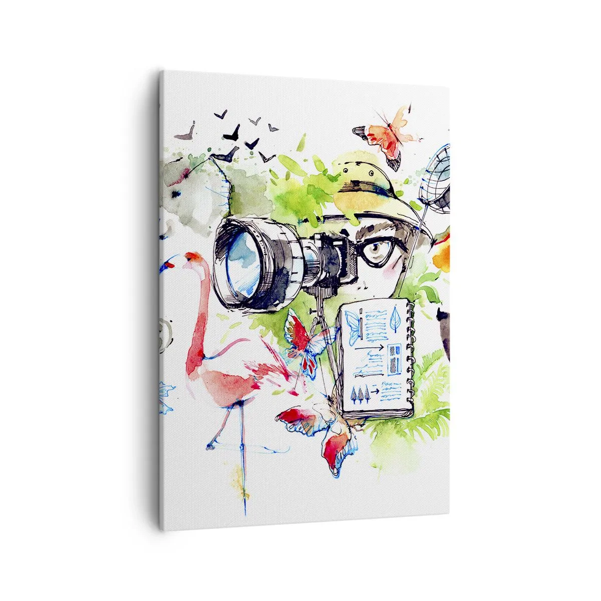 Canvas picture - In Travelller's Lens - 50x70 cm