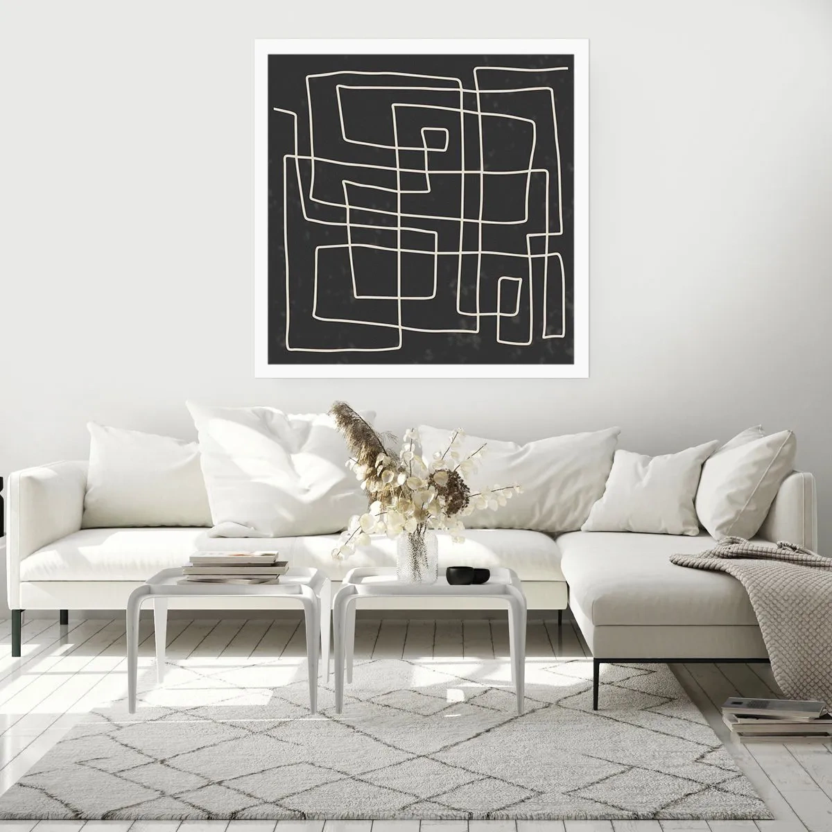 Poster - Not Too Straight - 60x60 cm