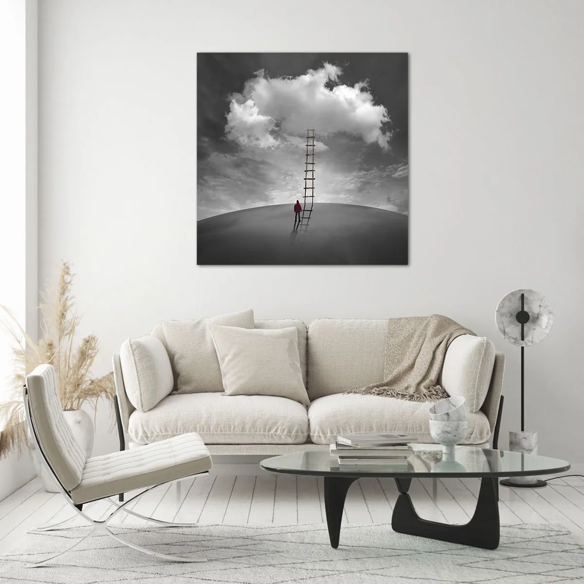 Glass picture - Everything Is Poissible - 40x40 cm