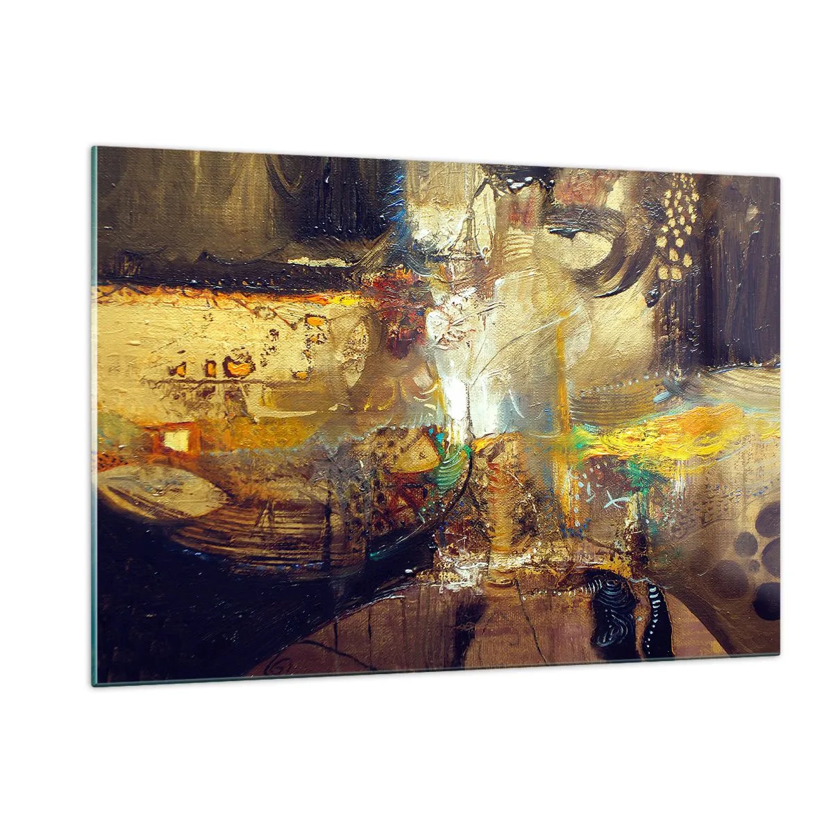 Glass picture - Cold, Warm, Hot - 120x80 cm