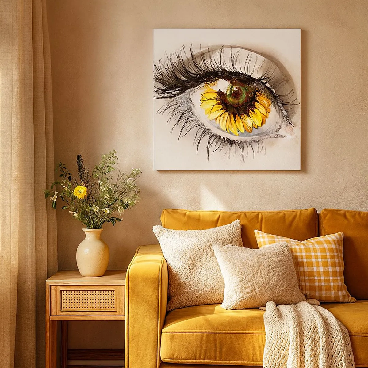 Canvas picture - Look Hot As a Summer - 30x30 cm