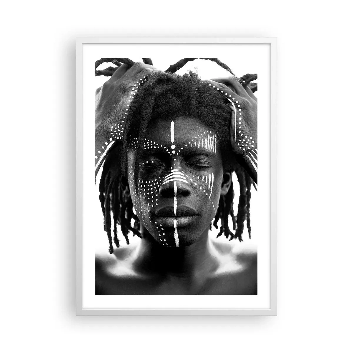 Poster in white frmae - Where Are You? - 50x70 cm