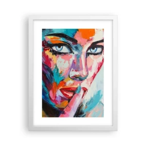 Poster in white frmae - Our First Secret - 30x40 cm