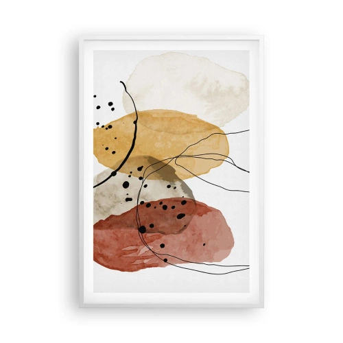 Poster in white frmae - Like a Light Air - 61x91 cm