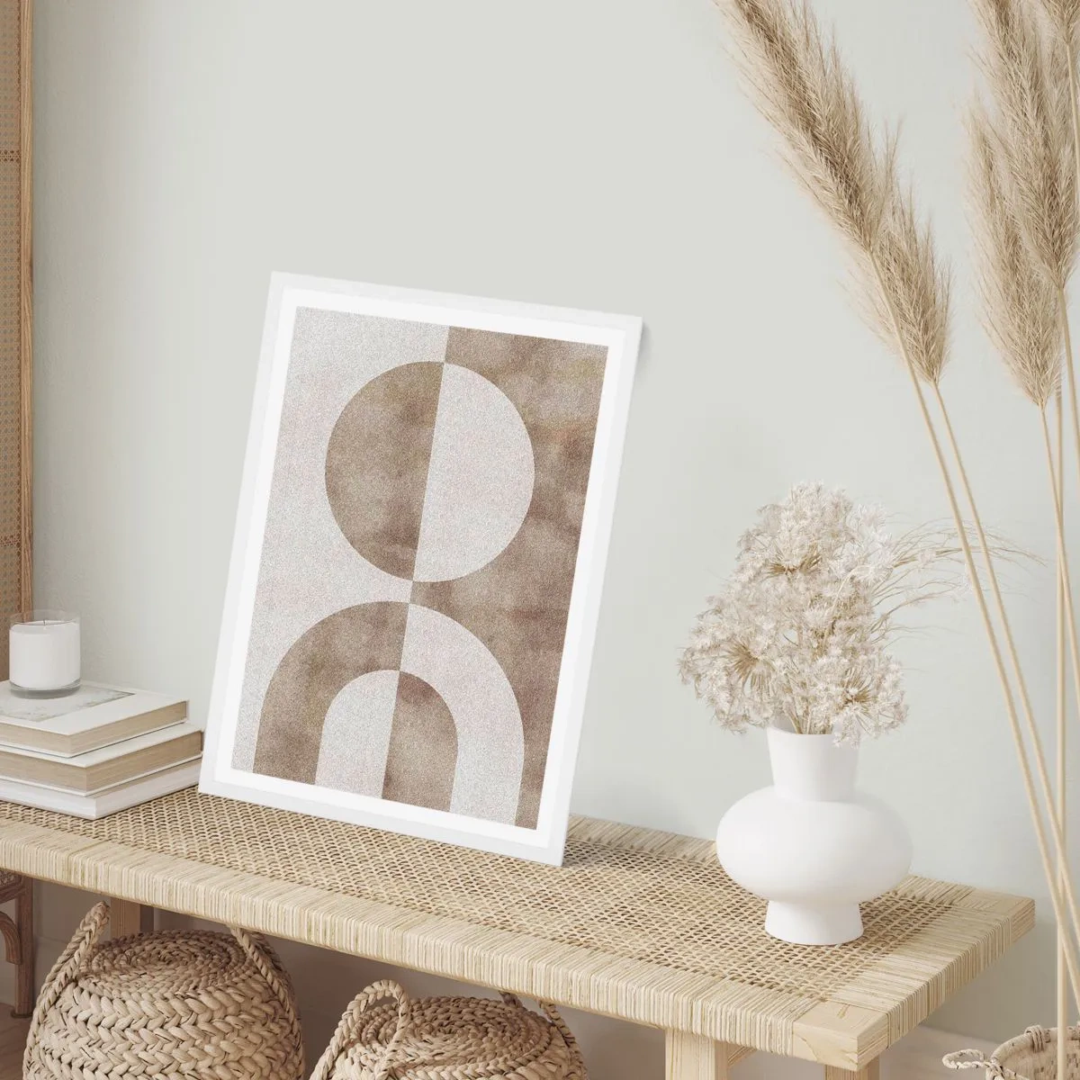 Poster in white frmae - Similarities and Differences - 61x91 cm