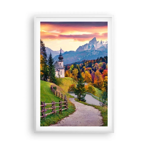 Poster in white frmae - Landscape Like a Picture - 61x91 cm