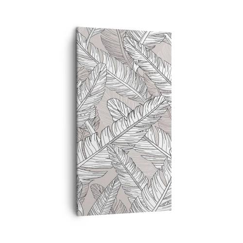 Canvas picture - Storm of Feathers - 45x80 cm