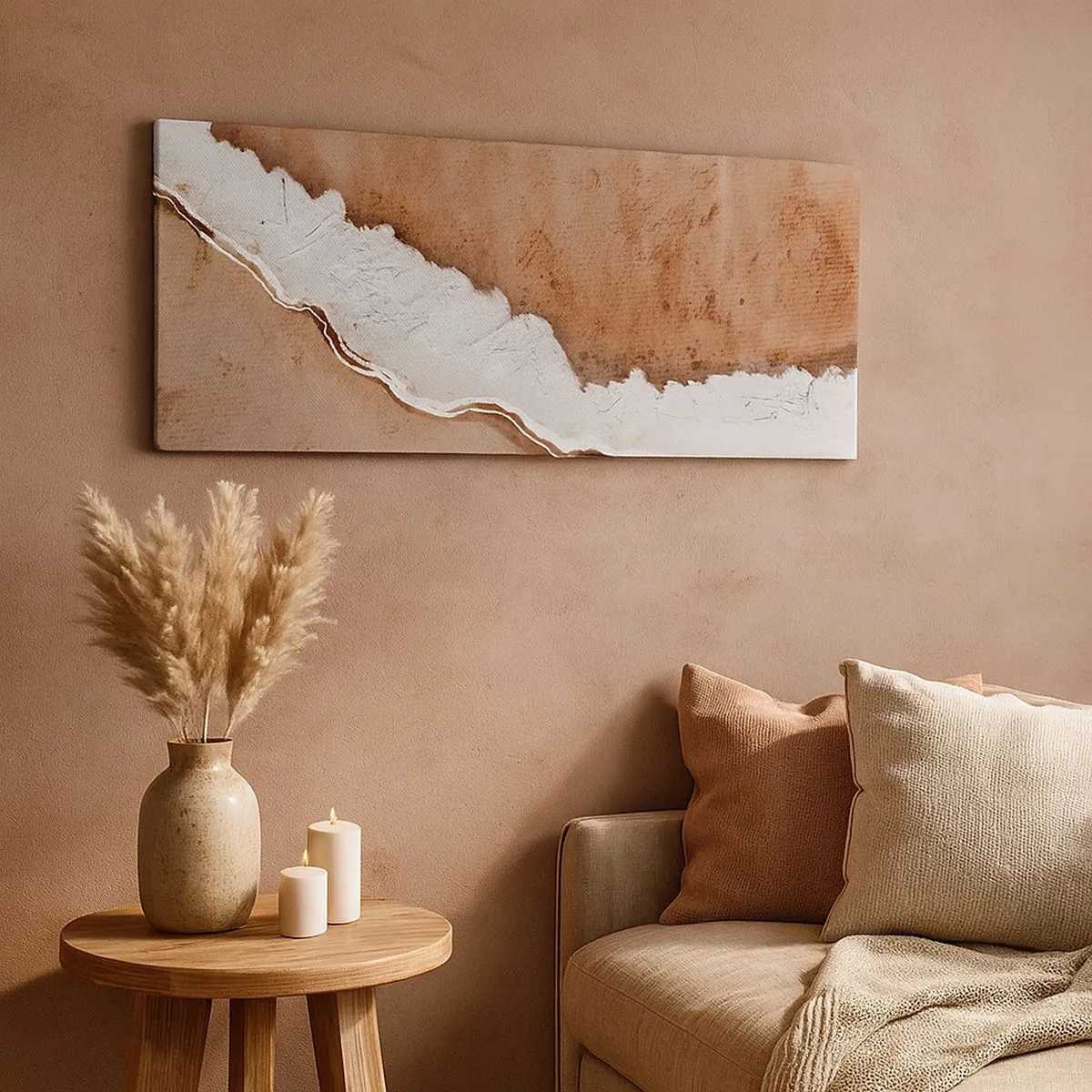 Canvas picture - Earth Colours - 100x40 cm