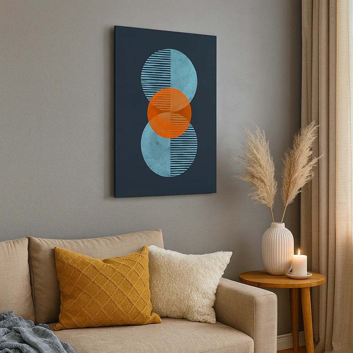 Canvas picture - Symmetrical Composition - 50x70 cm