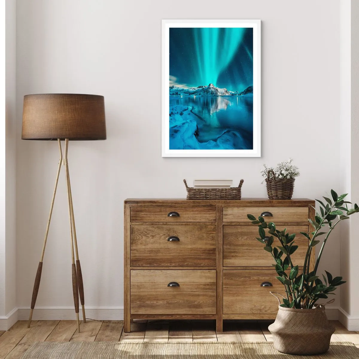 Poster in white frmae - The Night of Light - 40x50 cm