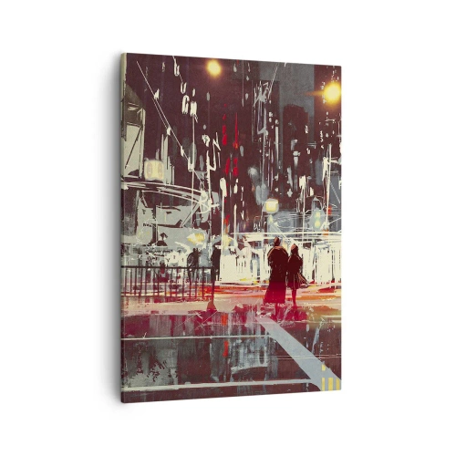 Canvas picture - Big City Trip - 50x70 cm