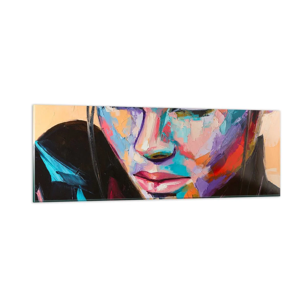 Glass picture - Wild at Heart - 90x30 cm