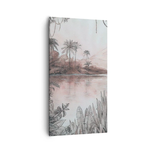 Canvas picture - Diary of a 19th Century Explorer - 55x100 cm