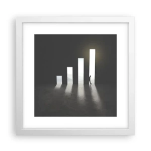 Poster in white frmae - Success - Impression - 30x30 cm
