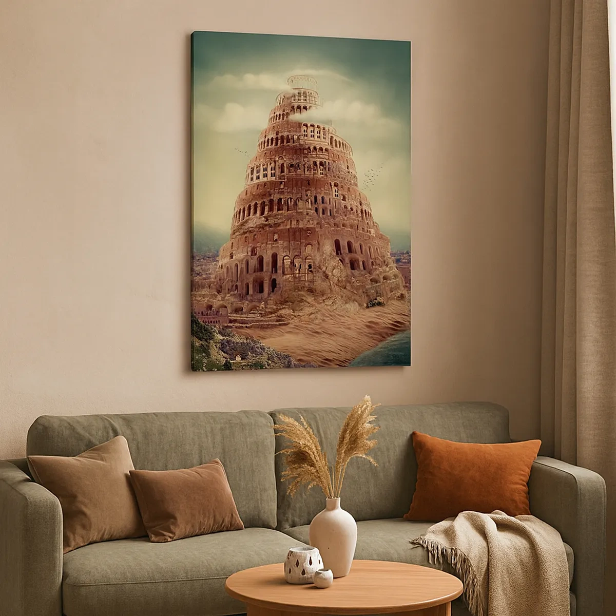 Canvas picture - Tower of Babel - 50x70 cm