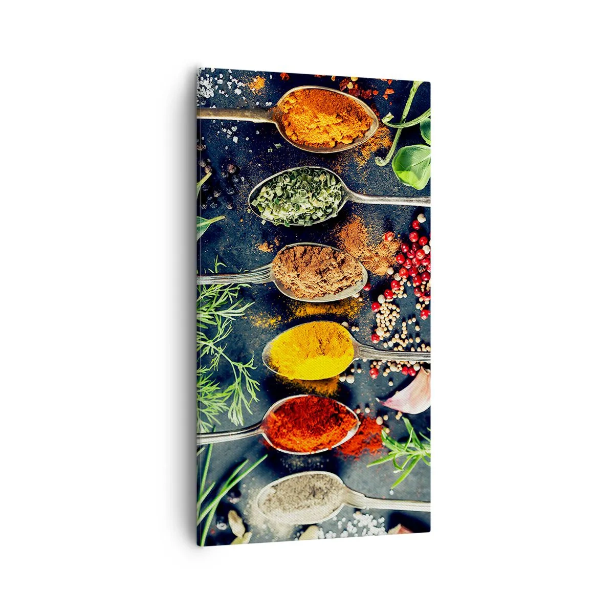Canvas picture - Culinary Magic - 55x100 cm