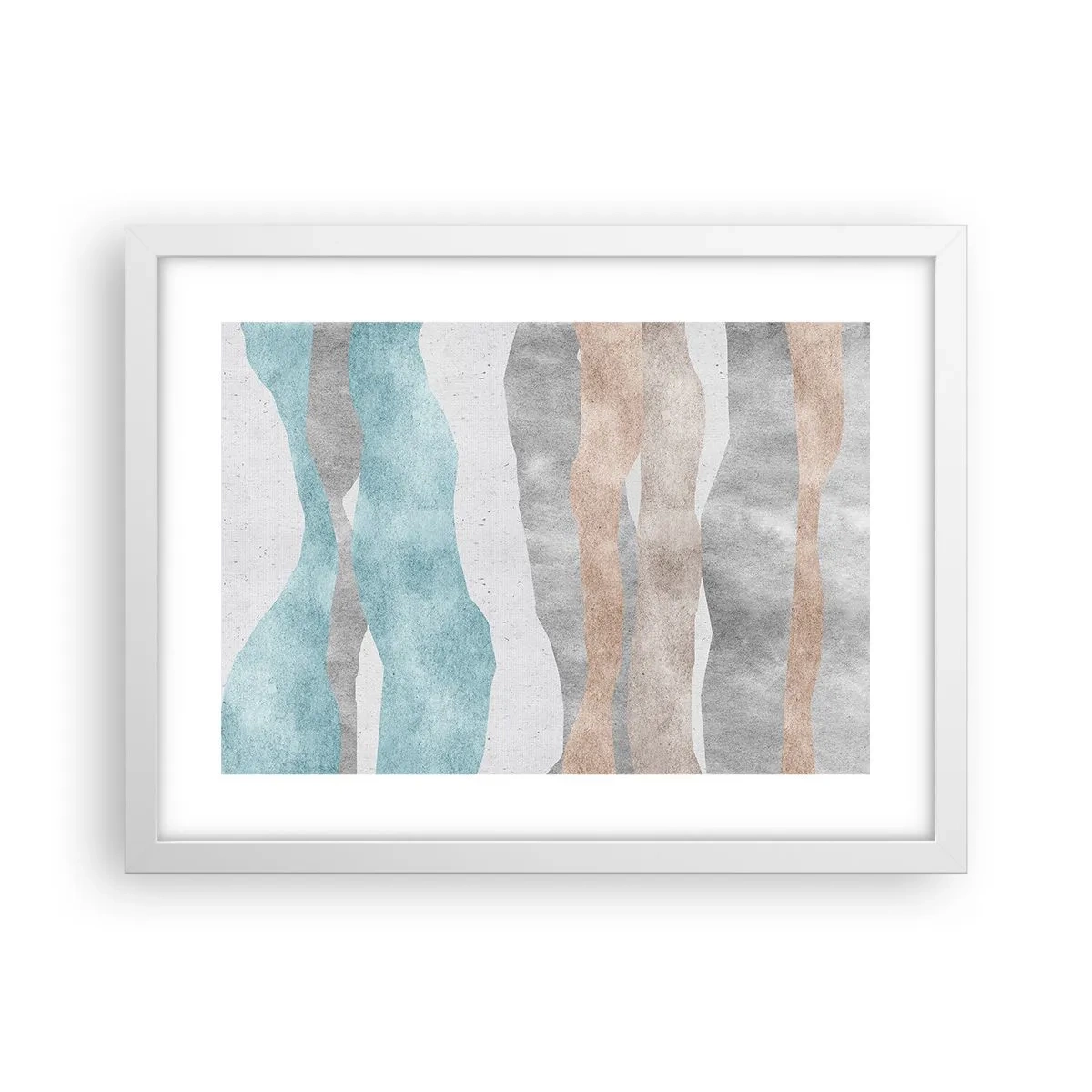 Poster in white frmae - Study of Continuity - 40x30 cm