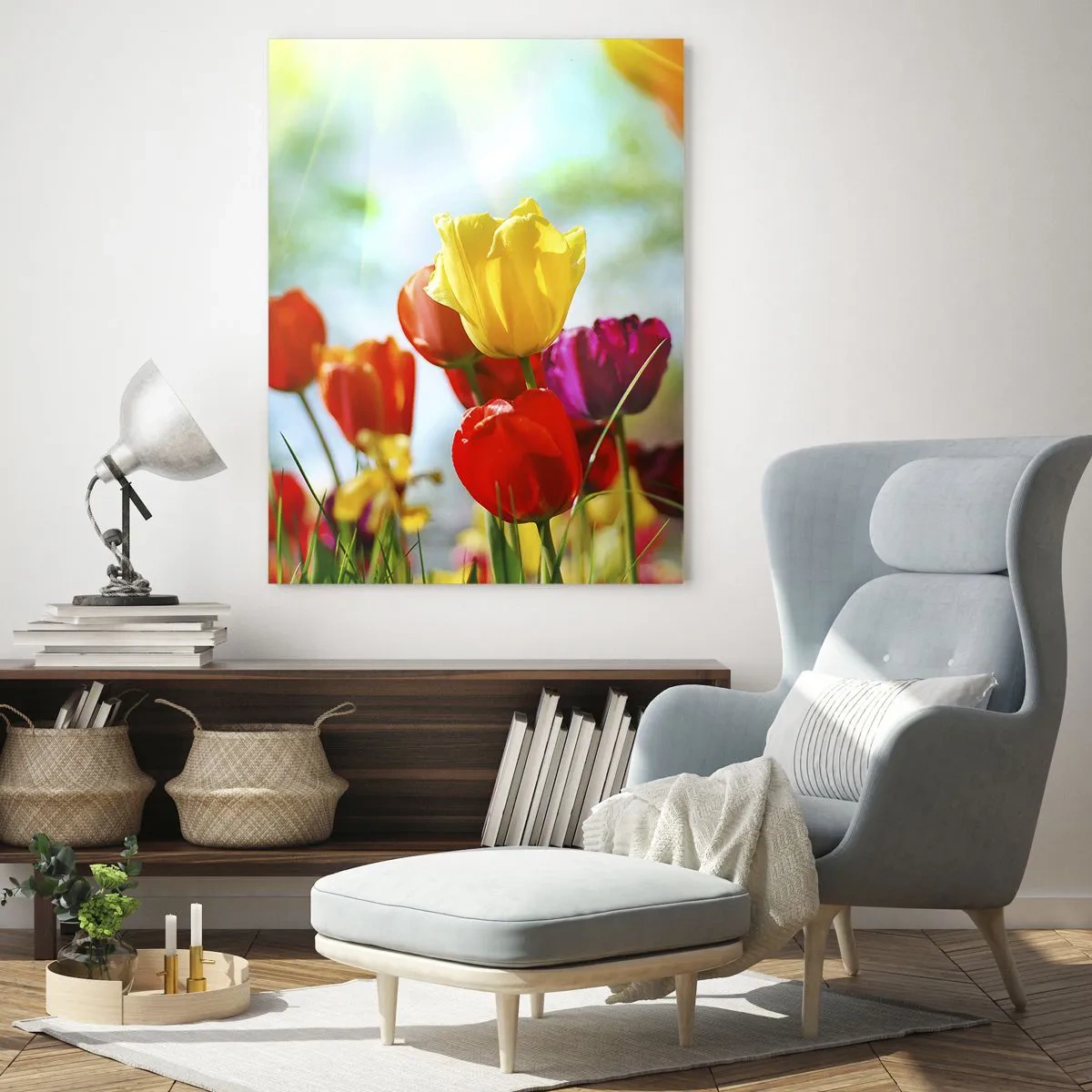 Glass picture - All Colours of the Sun - 80x120 cm