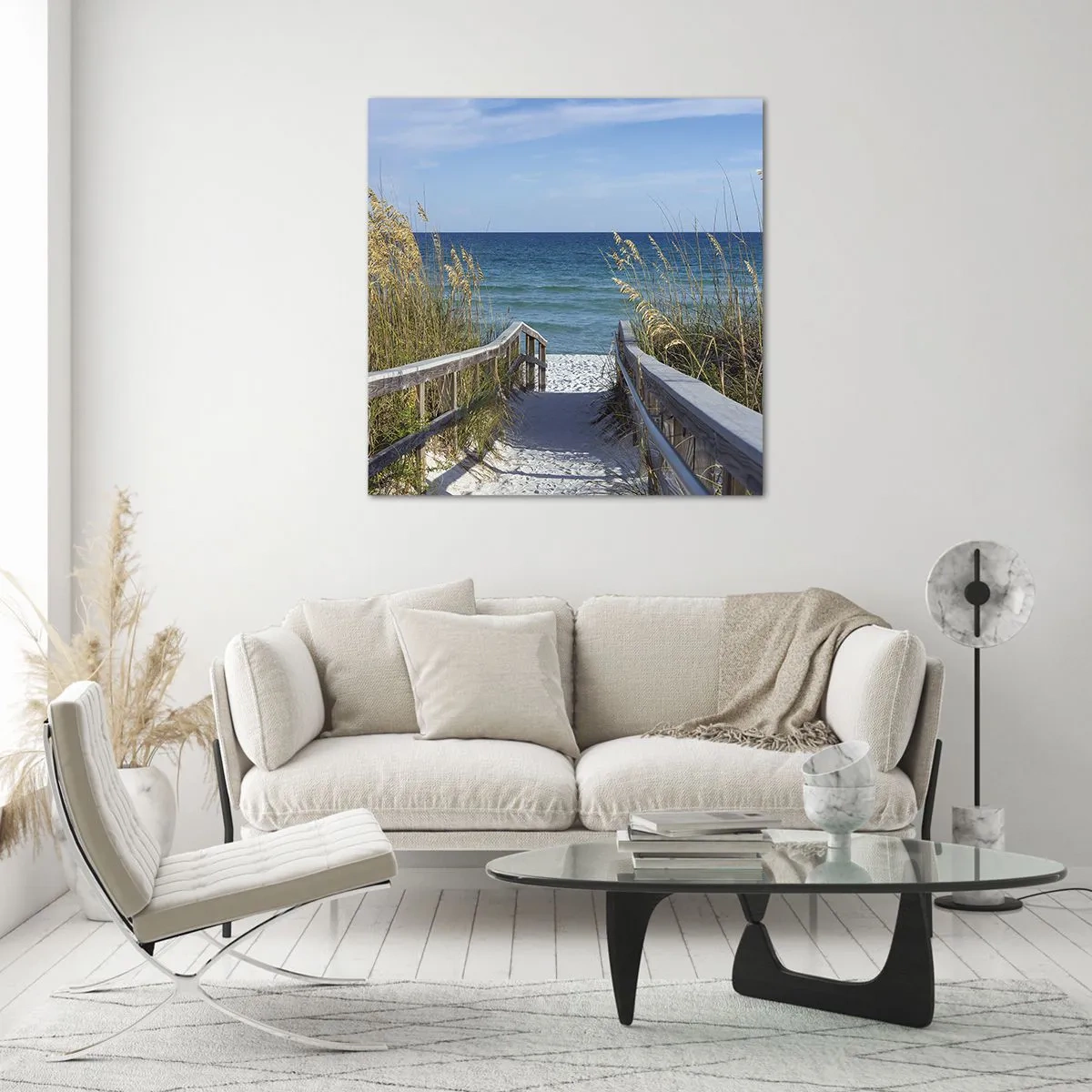 Glass picture - In the Sun, out in the Wind - 30x30 cm