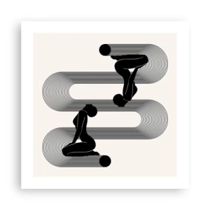Poster - Sensual Symmetry - 50x50 cm