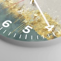 Clock face with numbers