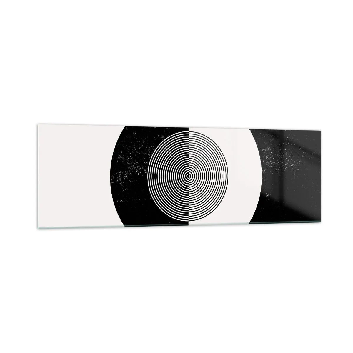 Glass picture - Harmony in Black and White - 160x50 cm