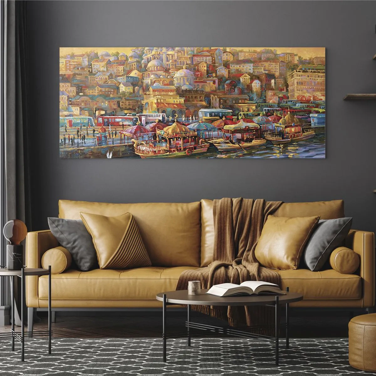 Glass picture - Istanbul Story - 120x50 cm