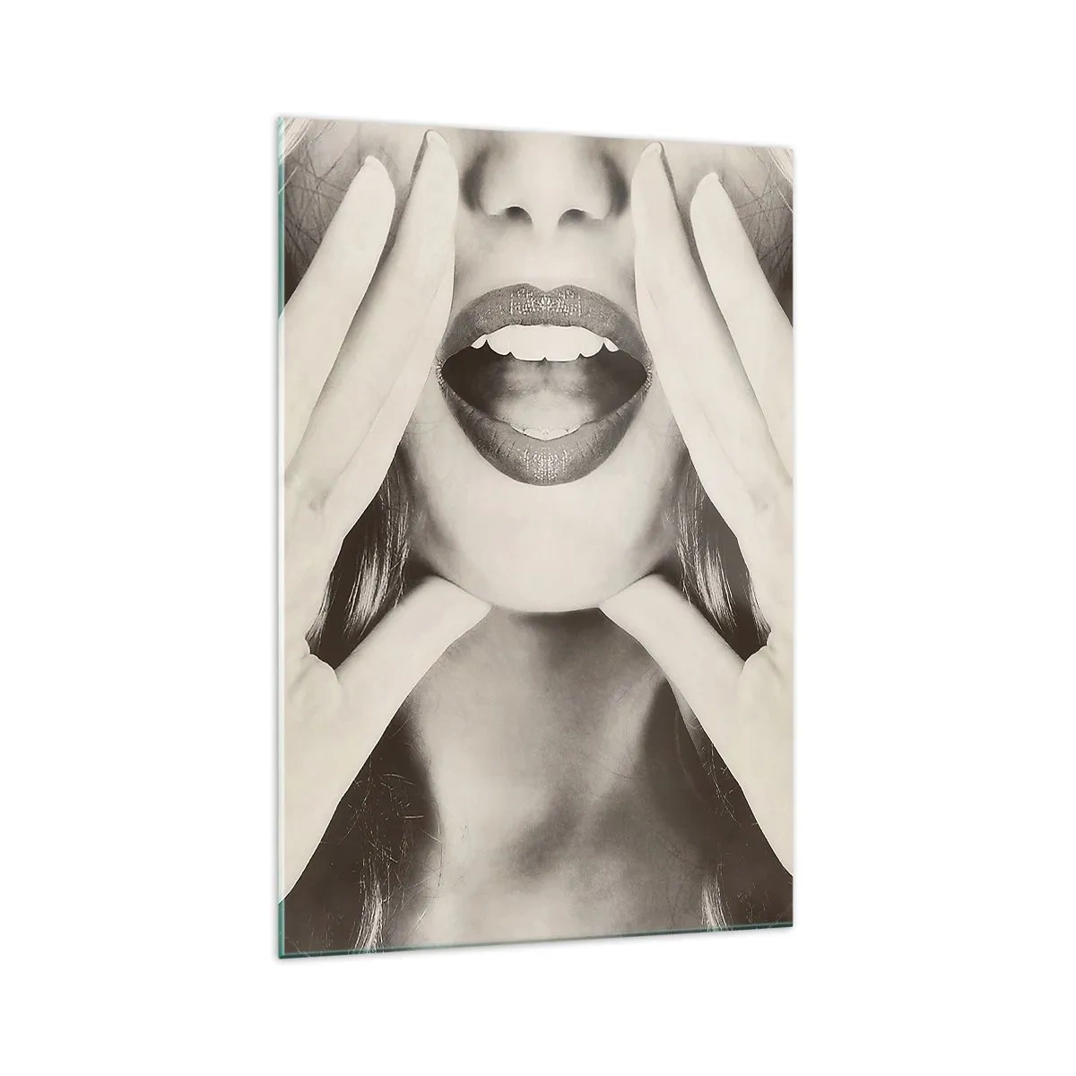 Glass picture - Coming! - 70x100 cm