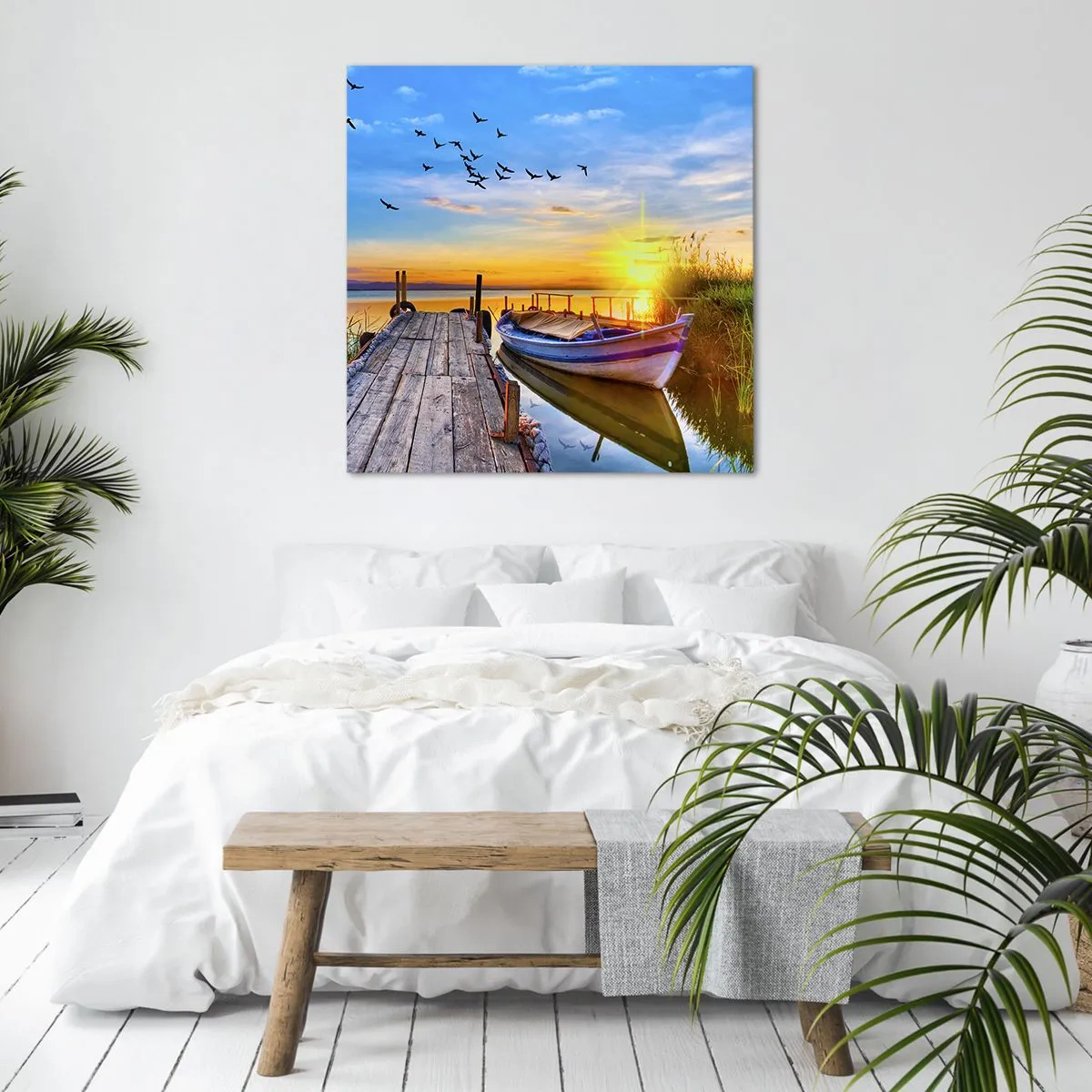 Canvas picture - Goodbye, See You tomorrow - 50x50 cm