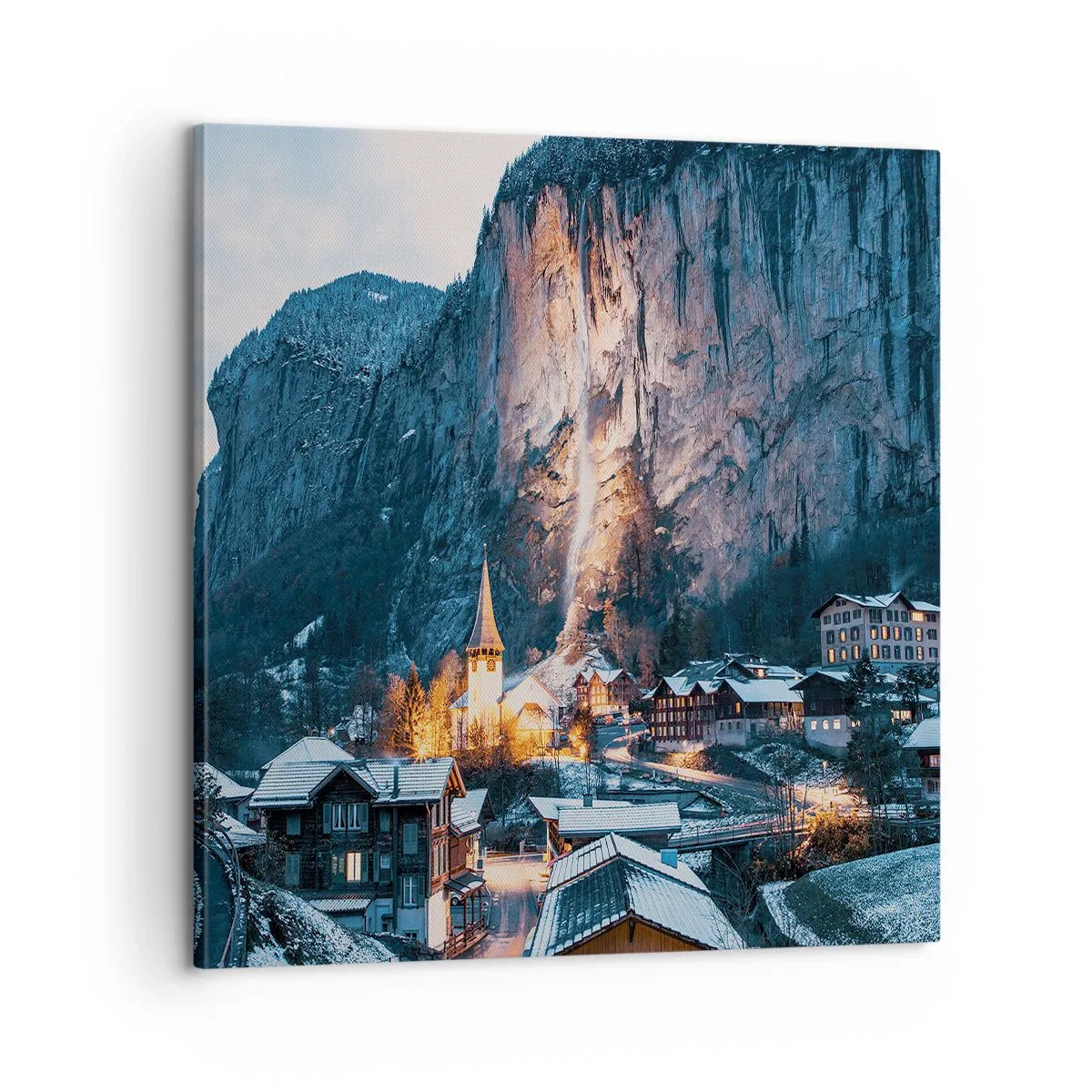 Canvas picture - Sparkling Winter Spirit - 60x60 cm