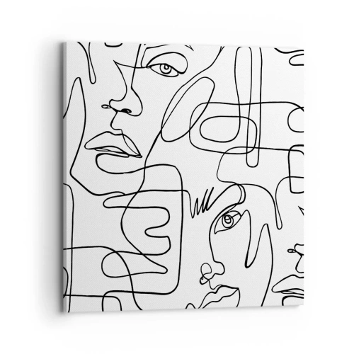 Canvas picture - Tangled up in Emotions - 70x70 cm