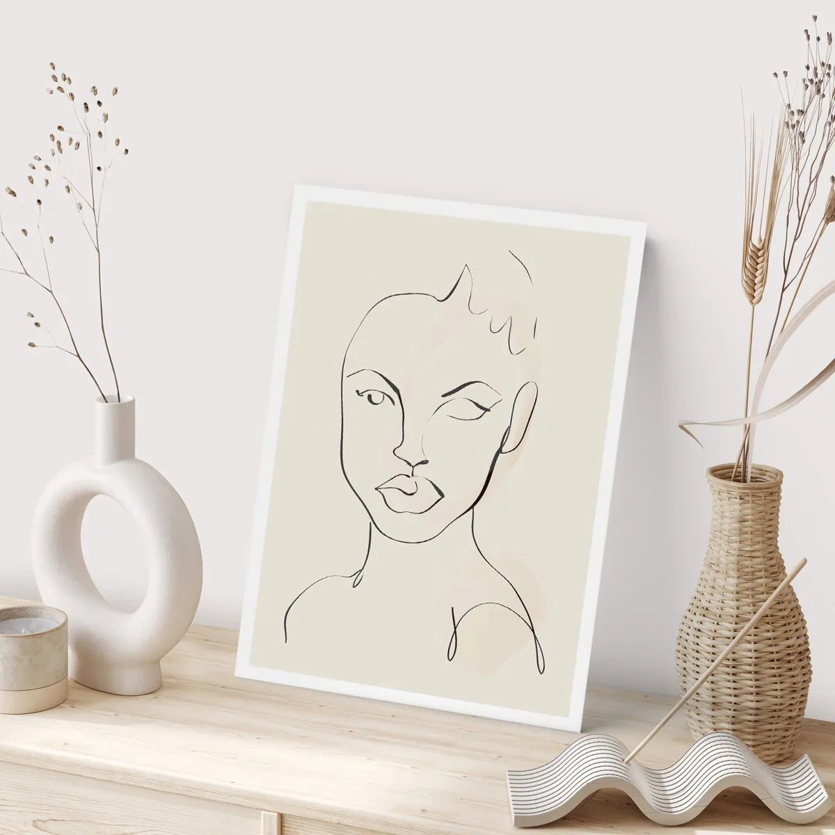 Poster - Outline of Sensuality - 50x70 cm