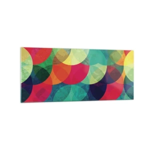 Glass picture - Into the Rainbow - 120x50 cm