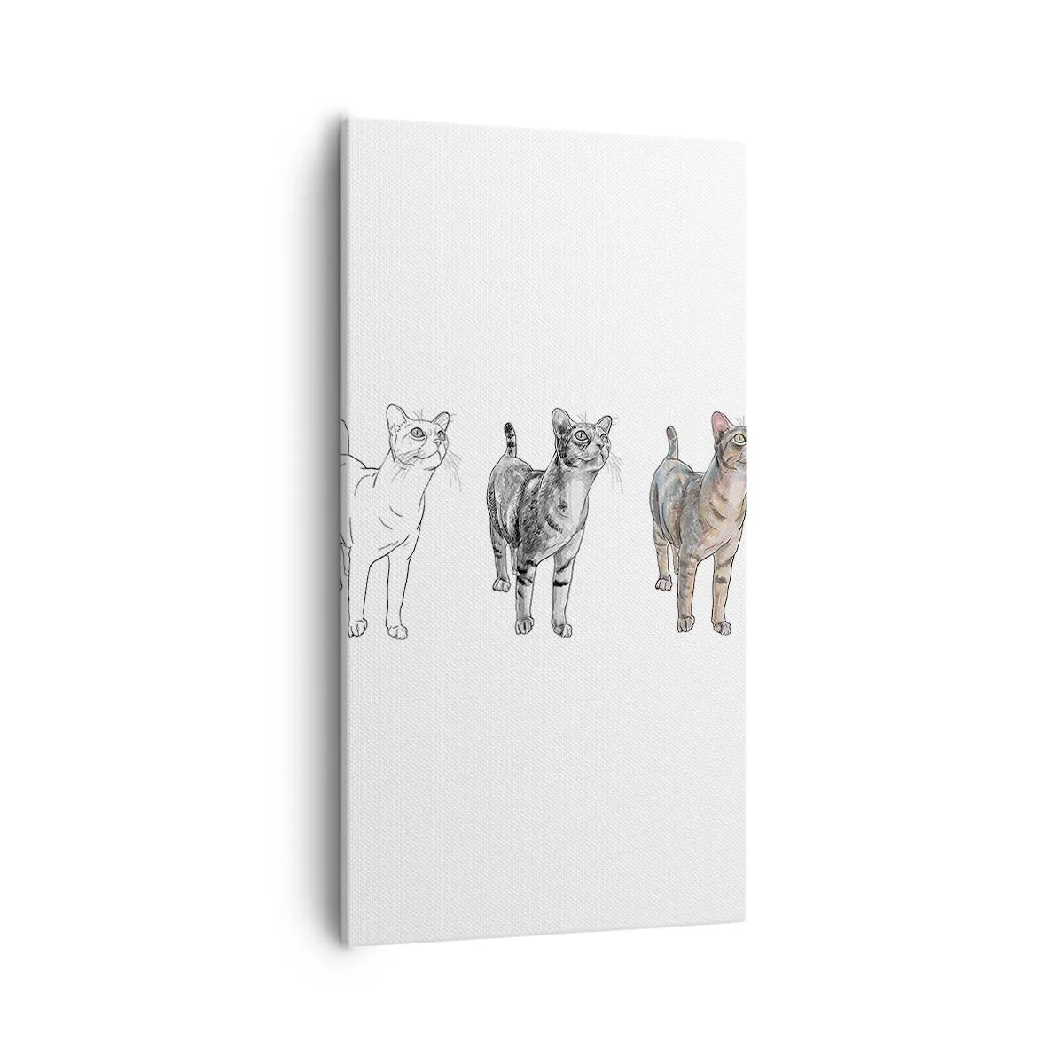 Canvas picture - Drawing Lesson - 55x100 cm