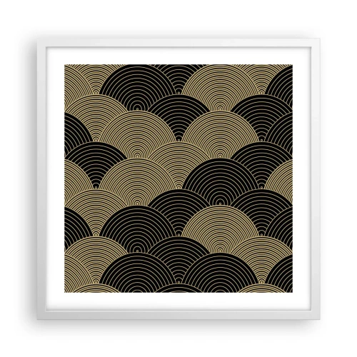 Poster in white frmae - Unity in Multitude - 50x50 cm