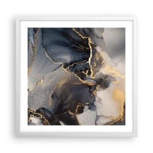 Poster in white frmae - Life of a Stone - 50x50 cm