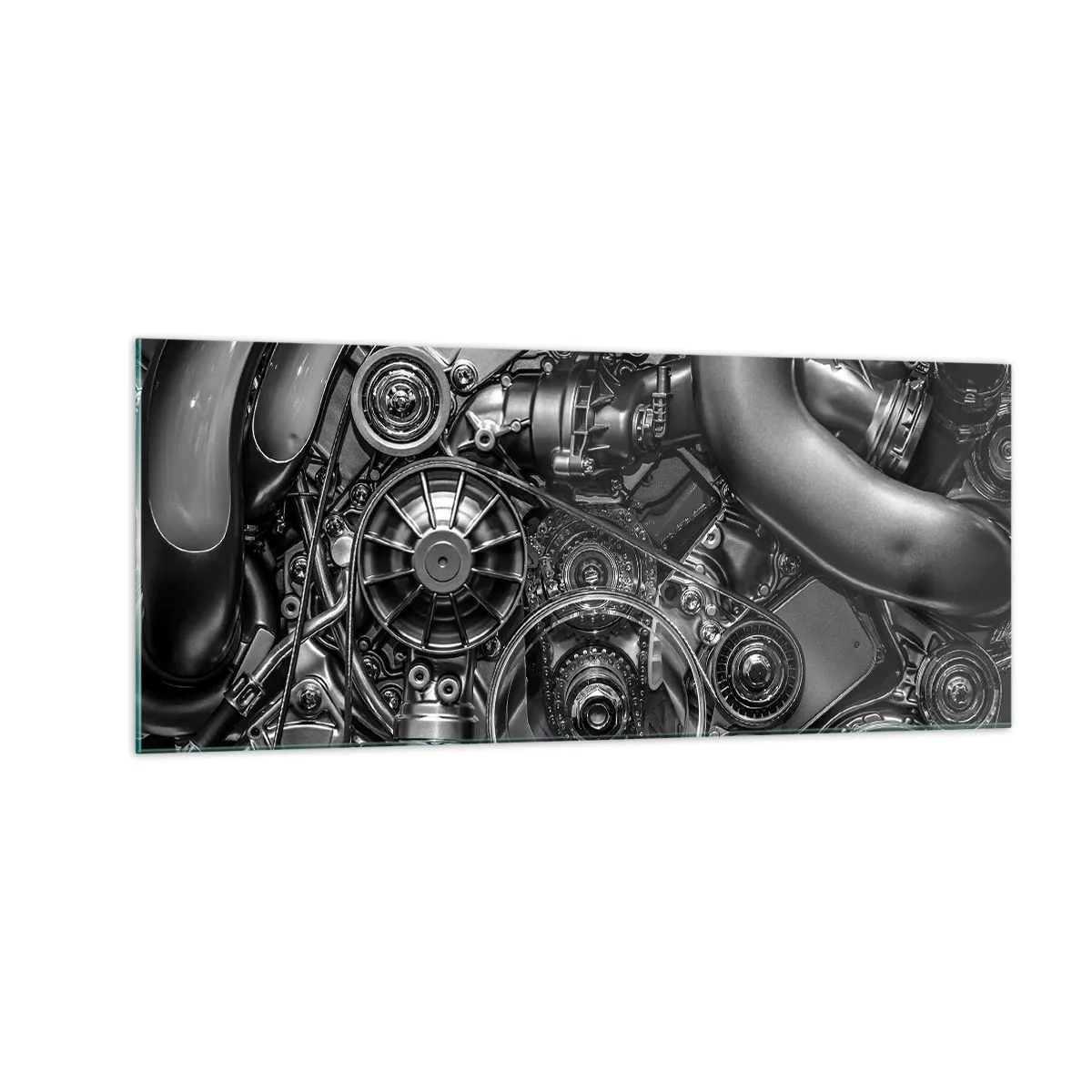 Glass picture - Poetry of Mechanics - 100x40 cm