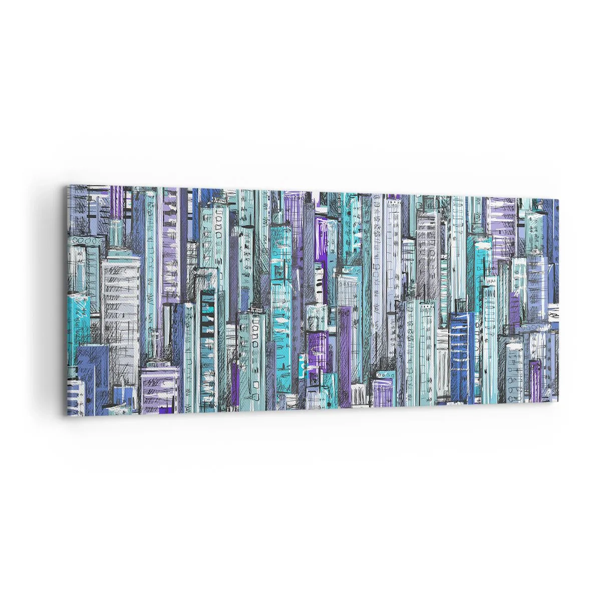 Canvas picture - Blue as the Sky - 100x40 cm