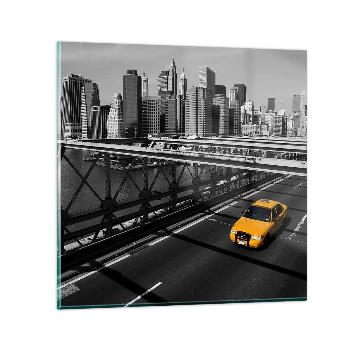 Glass picture - Colour of a Big City - 40x40 cm