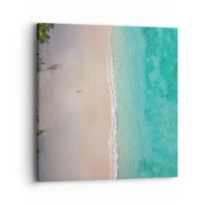 Canvas picture - Paradise Beach - 40x40 cm