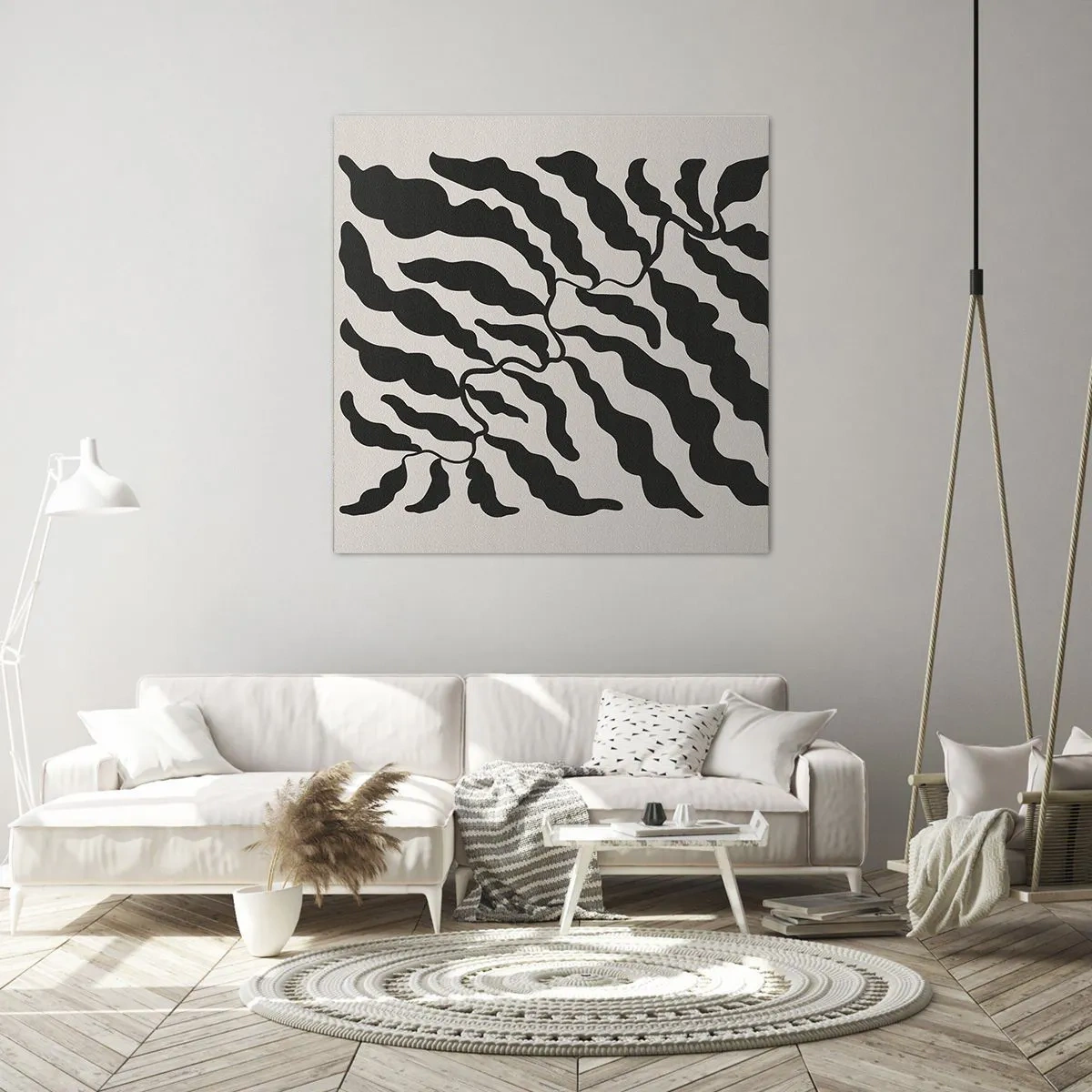 Canvas picture - Nature of a Square - 70x70 cm