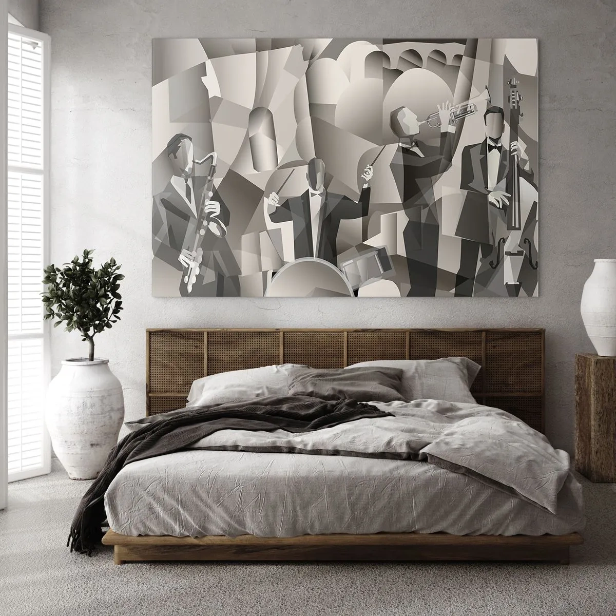 Glass picture - In the Space of Sounds - 100x70 cm