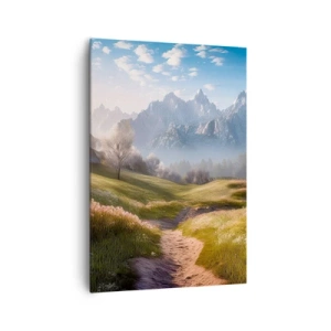 Canvas picture - Quiet Valley - 70x100 cm