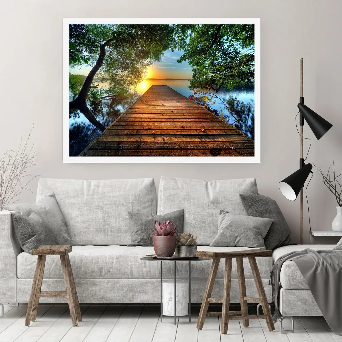Poster - Don't Hurry, Sit Down - 100x70 cm