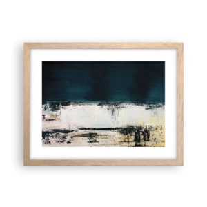 Poster in light oak frame - Horizontal Compostion - 40x30 cm